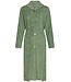 Pastunette olive beauty ladies full button embossed terry morninggown 'abstract daisy flower'