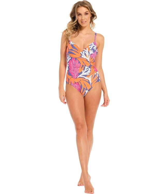 badpak met soft cups 'coral beach'