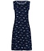 Rebelle ladies blue sleeveless cotton single jersey nightdress 'at the zoo'