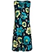 mouwloos strandjurkje met blauwe bloemen 'floral blue blooms'
