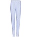 ladies short sleeve organic cotton pyjama set with cuffs 'flowery stripes'