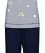 ladies stripey short sleeve  cotton single jersey pyjama set 'bicycle flowers'