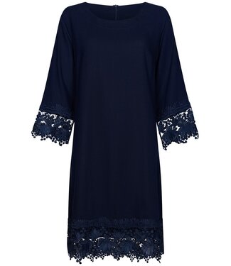 Pastunette Beach ladies dark blue beach dress 'sunny day lace'