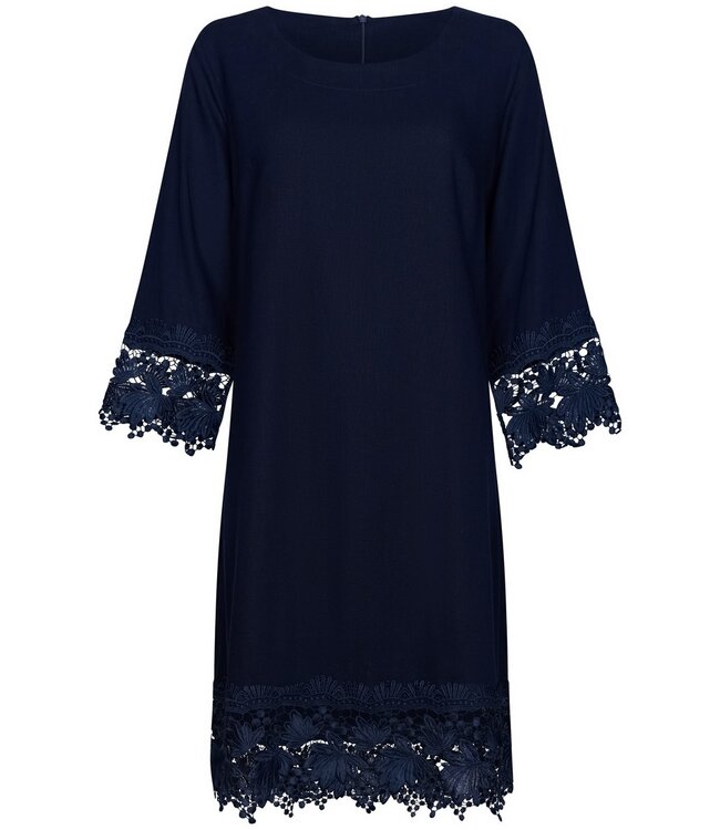 Pastunette Beach ladies dark blue beach dress 'sunny day lace'