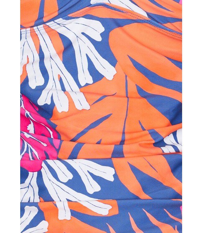 ladies soft cup tankini set with adjustable straps 'coral beach'