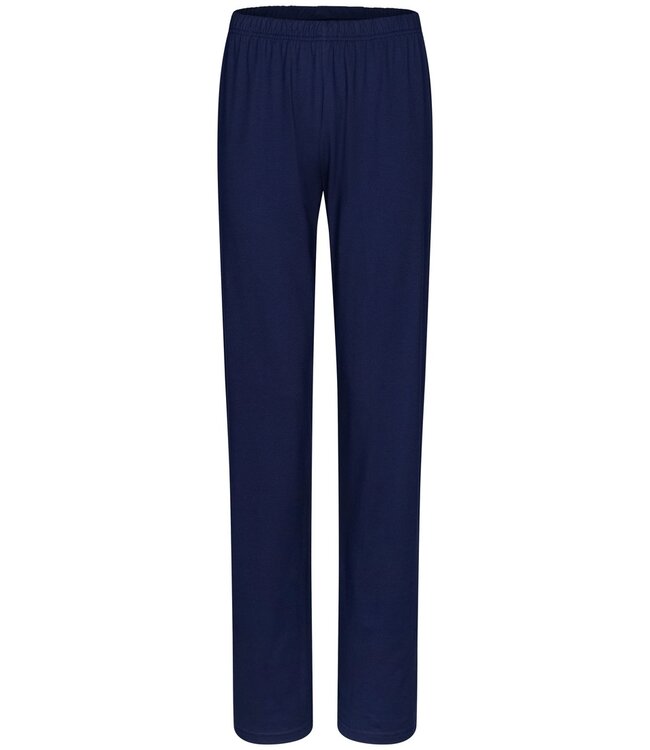 katoenen doorknoop damespyjama met korte mouwen 'geometrische diamant'