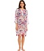 ladies lightweight 'see through' beach shirt with pretty tassels 'floral tassels'