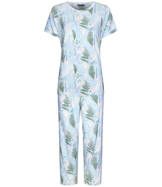 Pastunette ladies short sleeve bamboo-mix  3/4 pyjama 'outdoor life'