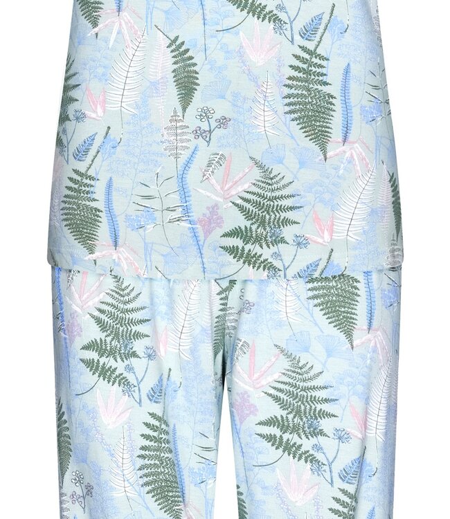 ladies short sleeve bamboo-mix  3/4 pyjama 'outdoor life'
