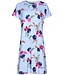 Pastunette Deluxe luxe damesnachthemd van viscose-elastan met korte mouwen 'pretty garden flowers'