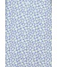 ladies sleeveless nightdress with buttons 'flowery blue'
