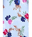 ladies luxury spaghetti dress with adjustable straps 'pretty garden flowers'