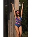 lavendelblauw badpak met soft cups 'coral beach twist'