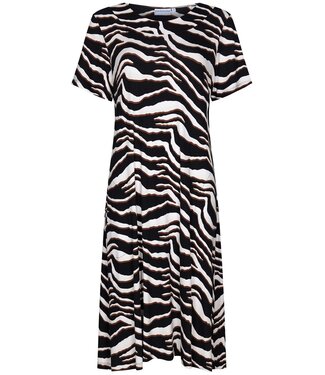 Pastunette Beach black short sleeve beach dress 'beach safari'