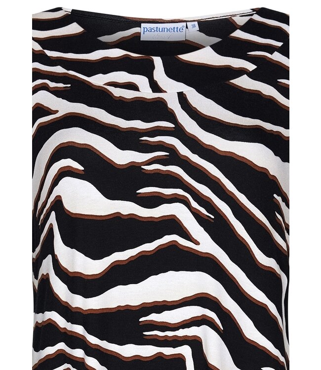 black short sleeve beach dress 'beach safari'