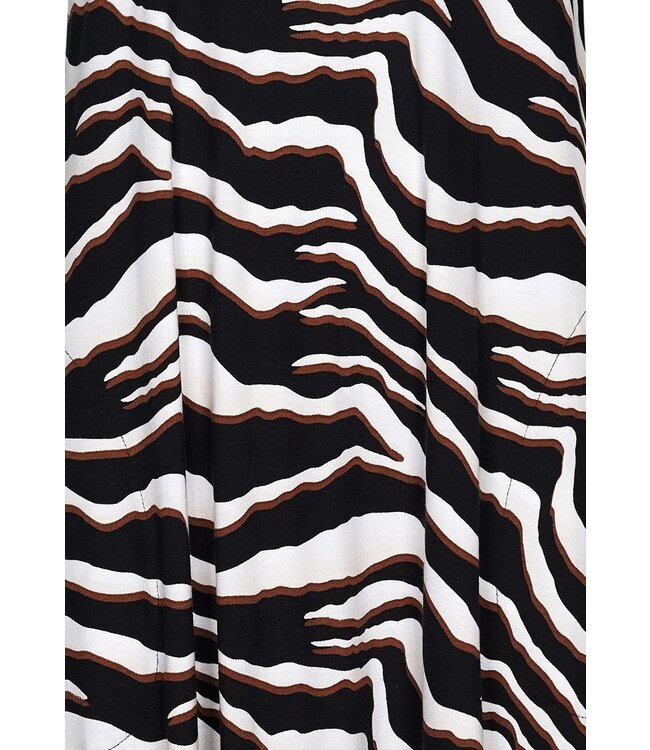 black short sleeve beach dress 'beach safari'