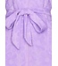 lovely lilac embossed cotton-terry morninggown with zip 'fabulous flower'