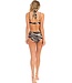 beugelbikini met soft cups en verstelbare, afneembare bandjes 'beach safari'