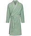 Pastunette for Men men's light green cotton-jacquard terry mix wrap-over morning gown with belt