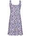 Rebelle ladies wide strap organic cotton summer nightdress 'hidden chic flower'