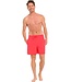 red swim shorts with elasticated tie-waist 'coral red'