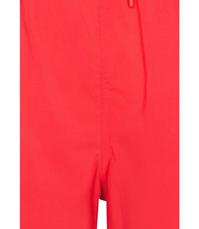 red swim shorts with elasticated tie-waist 'coral red'