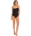 black soft cup swimsuit with adjustable straps 'chic black sparkle '