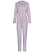 Pastunette Deluxe ladies full button long sleeve cotton-modal luxury pyjama 'graphic circles'