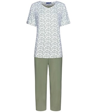 Pastunette ladies short sleeve bamboo-mix  3/4 pyjama set 'outdoor life'