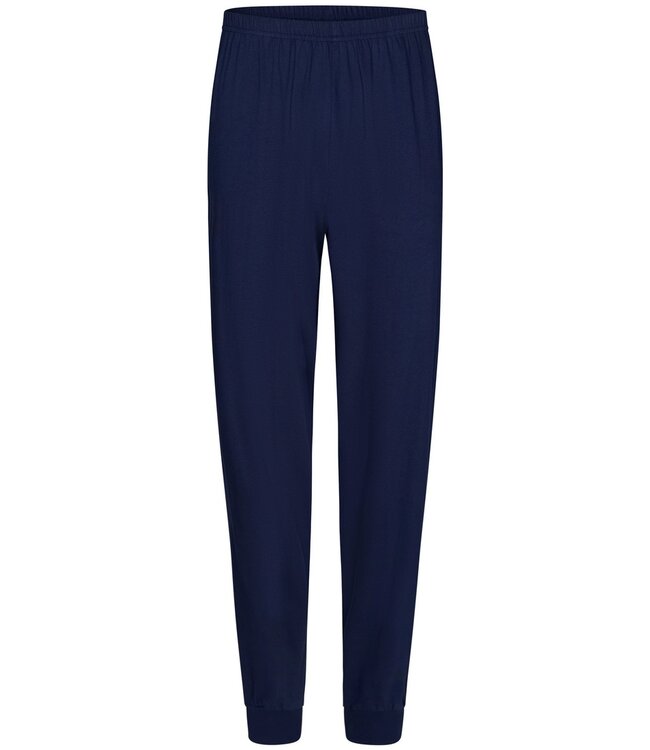 men's long sleeve cotton single jersey pyjama set with buttons 'bright stripes'