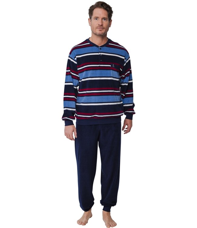 Robson mens, long sleeves pyjama with buttons