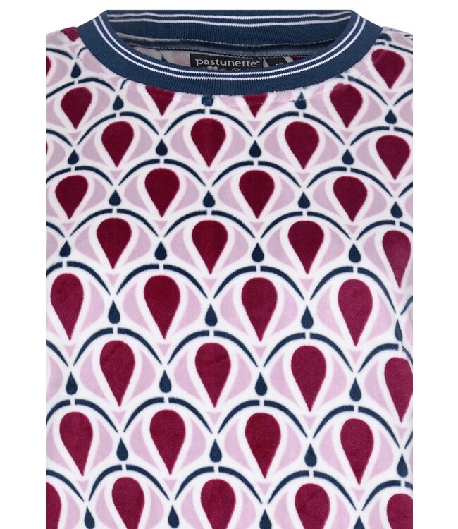 Pastunette Premium luxe home-lounge polar fleece dames nachthemd 'pretty jewel'
