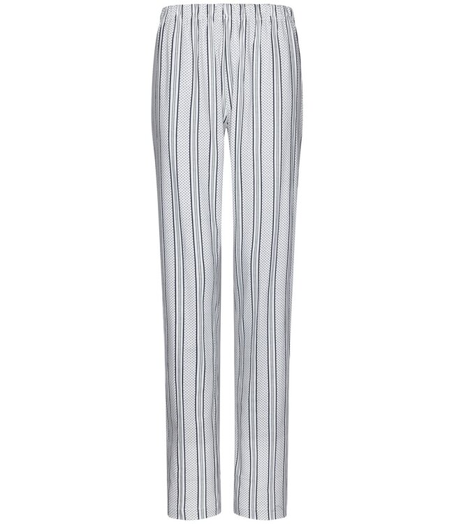 Pastunette sage green full button organic cotton pyjama 'modern stripes'