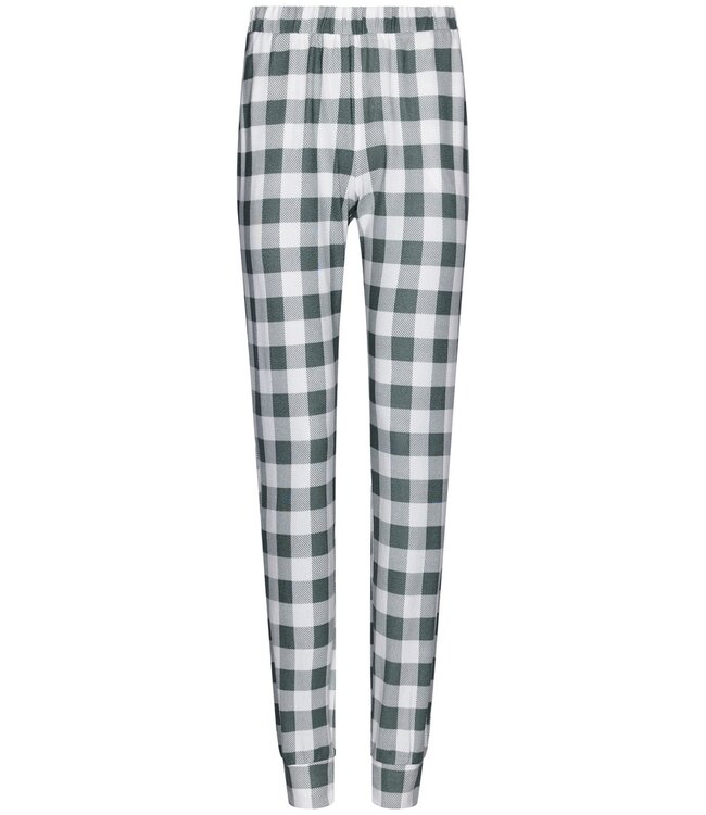 Pastunette fleece home-lounge dames pyjamaset 'checkered blocks'