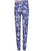 Pastunette long sleeve blue cotton-modal  pyjama with cuffs  'funky  floral'