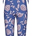 Pastunette long sleeve blue cotton-modal  pyjama with cuffs  'funky  floral'