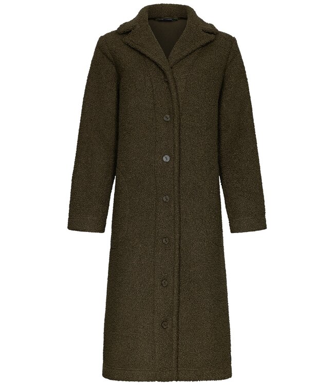 Pastunette Premium luxe doorknoop huisjasje 'boucle olive green'