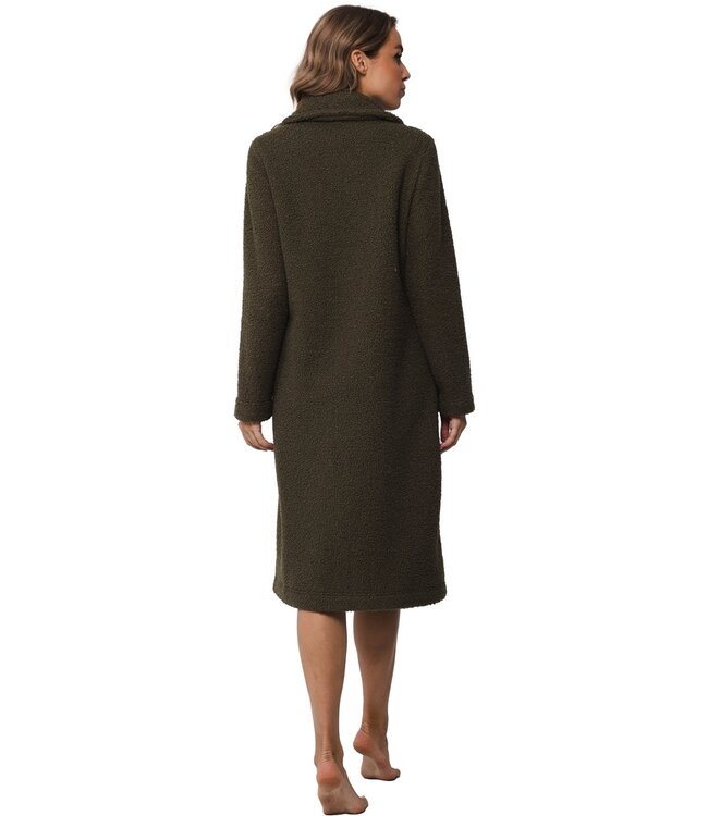 Pastunette Premium luxe doorknoop huisjasje 'boucle olive green'