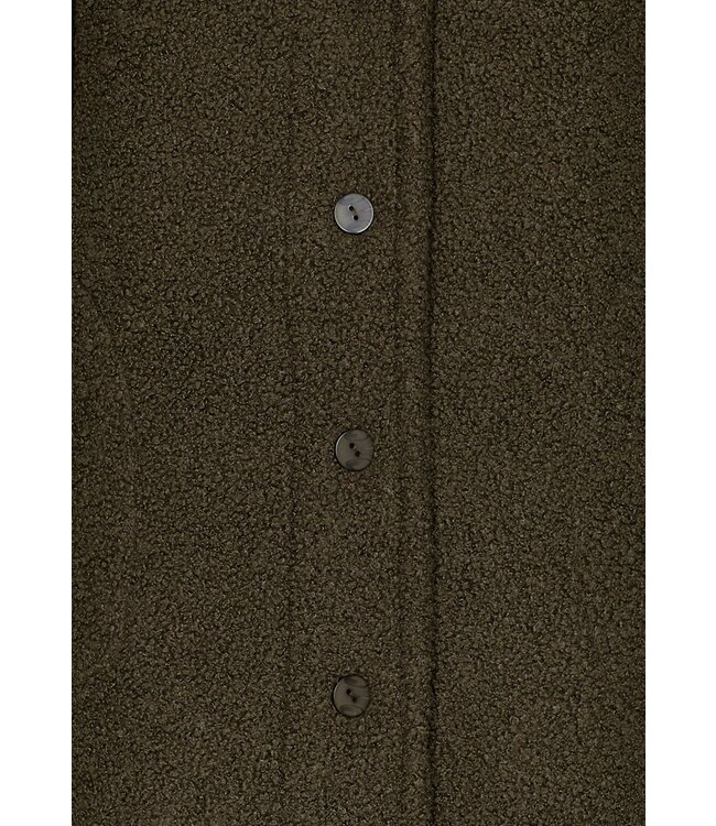 Pastunette Premium luxe doorknoop huisjasje 'boucle olive green'