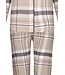Pastunette ladies cotton flannel full button pyjama 'sweet beige checks'