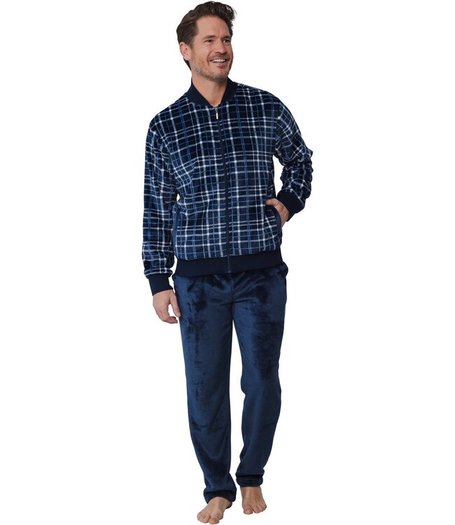 Pastunette for Men heren huispak met ritssluiting