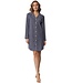 Pastunette ladies cotton flannel  full button nightdress 'geometric diamond'