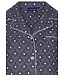 Pastunette ladies cotton flannel  full button nightdress 'geometric diamond'