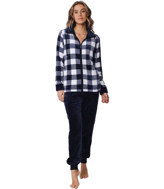 Rebelle dames huispak met ritssluiting