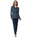 Pastunette Premium 'ecovero viscose, luxury lounge pyjama set 'ornamental flower'