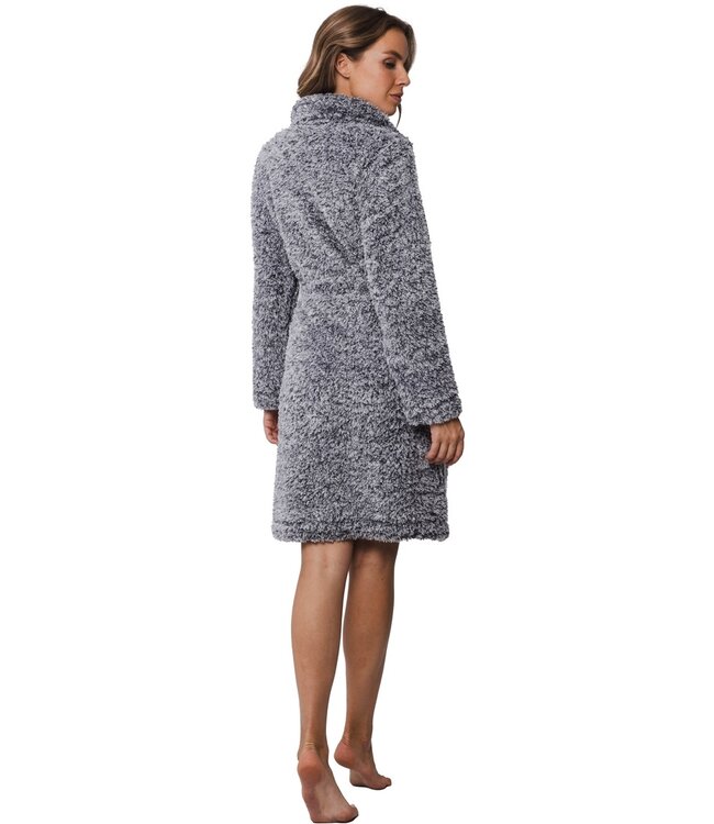 Rebelle dames ochtendjas met rits