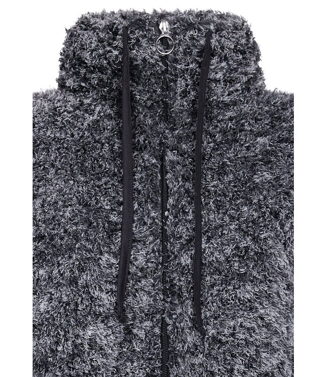 Rebelle dames ochtendjas met rits