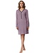 Pastunette organic cotton red nightdress with buttons 'geometric flower'