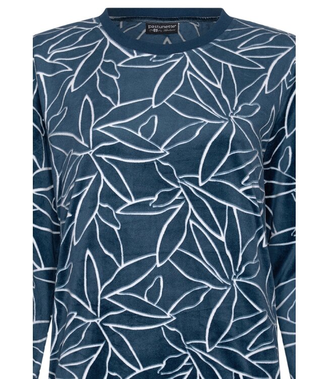 Pastunette Premium luxe polar fleece home-lounge pyjama 'ornamental flower'