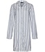 Pastunette sage green full button organic cotton nightdress 'modern stripes'